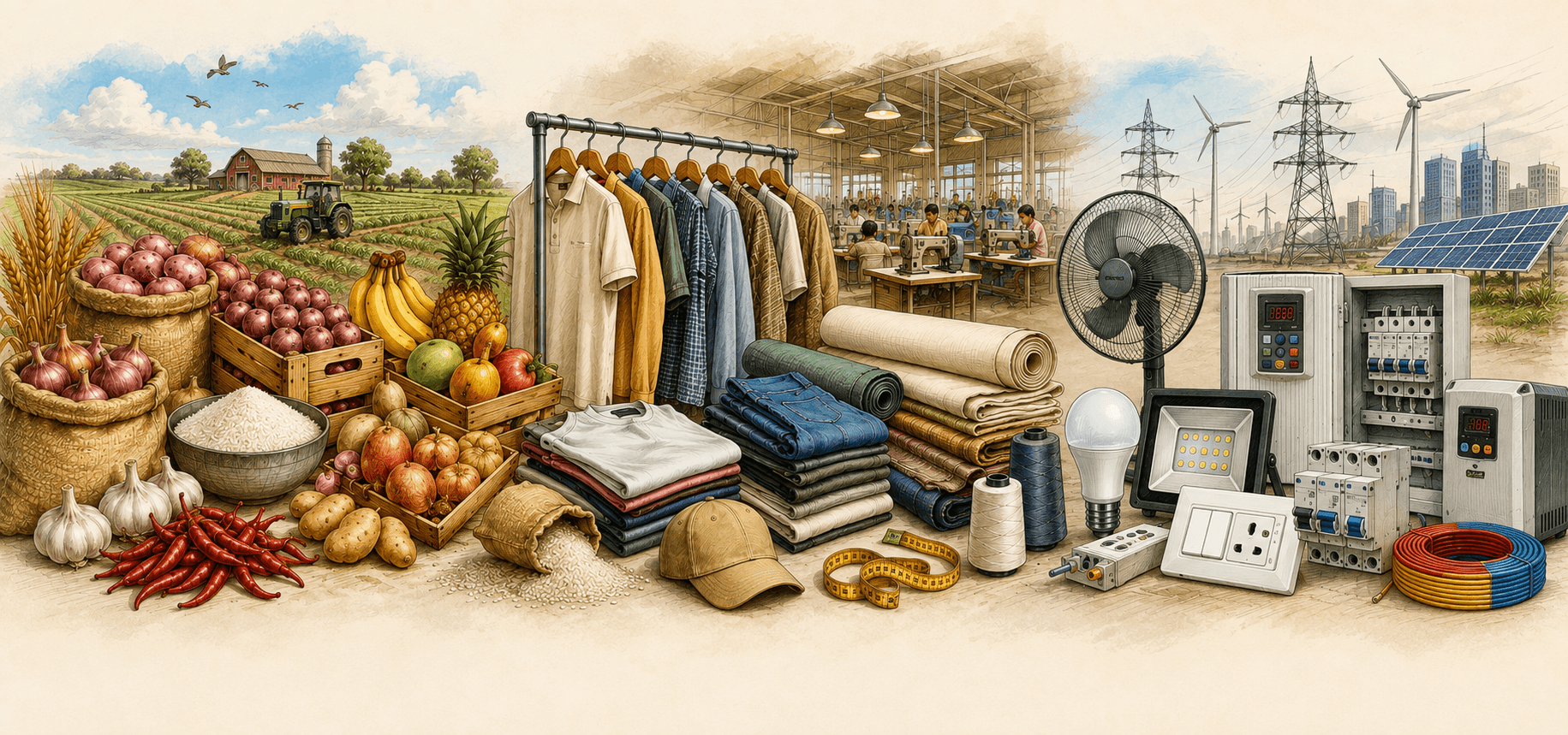 Agricultural commodities and general trade